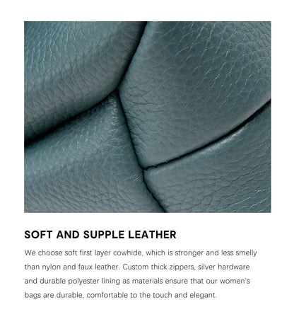 Women Genuine Leather Top-handle Bag Envelope Bags Luxury Designer Shoulder Handbag Ladies Elegant Crossbody For Ladies