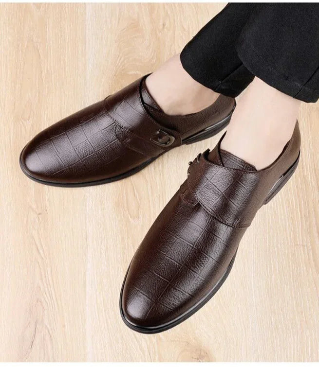 Round Toe High Quality Fashion Spring Autumn Men's Formal Shoes Luxury Designer Cheap Liquidation 2025 Style 39 Social Shoe Male