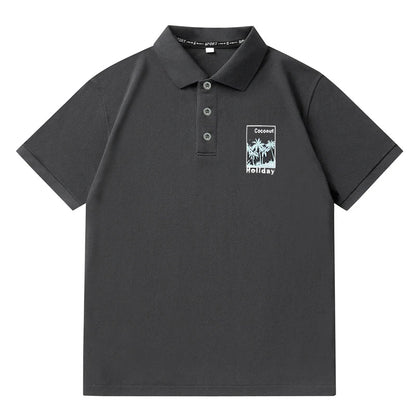 Summer Polo Shirt Men Plus Size 110-180KG Casual Work T-Shirts Quick Dry Short Sleeve Golf Shirt High Quality Fat Male Clothing