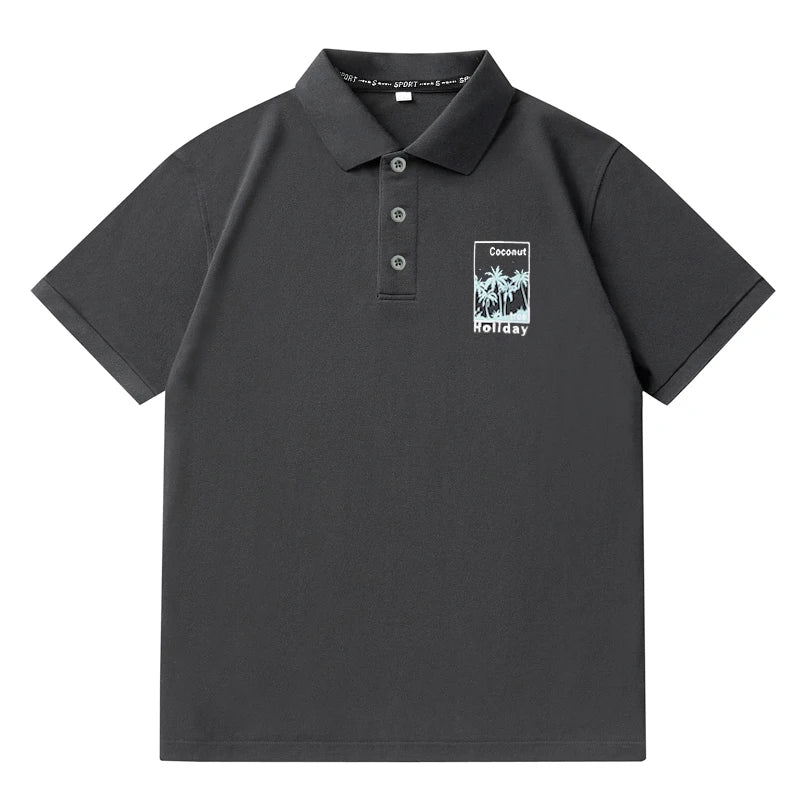 Fashion Men's Summer T-shirt Plus Size Tops 7XL 6XL 5XL Lapel Short sleeves Polo Shirt Half Sleeve Tees Male Clothing 110-180KG