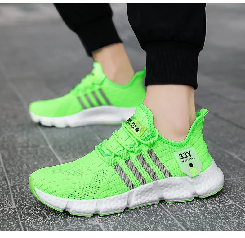 High Quality Summer Men Shoes Comfortable Sneakers Breathable Running Shoes for Men Mesh Tennis Sport Shoes
