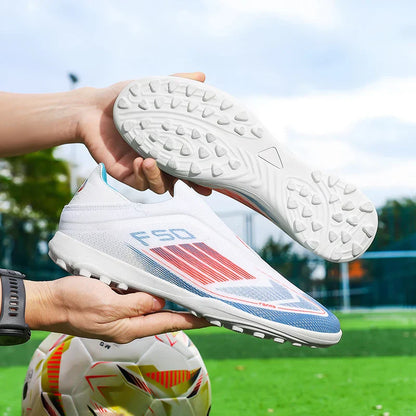 New Men's Soccer Shoes Sport Ultralight Football Boots Turf Comfortable Fg Grass Cleats Futsal Non Slip Outdoor Adult Non-Slip