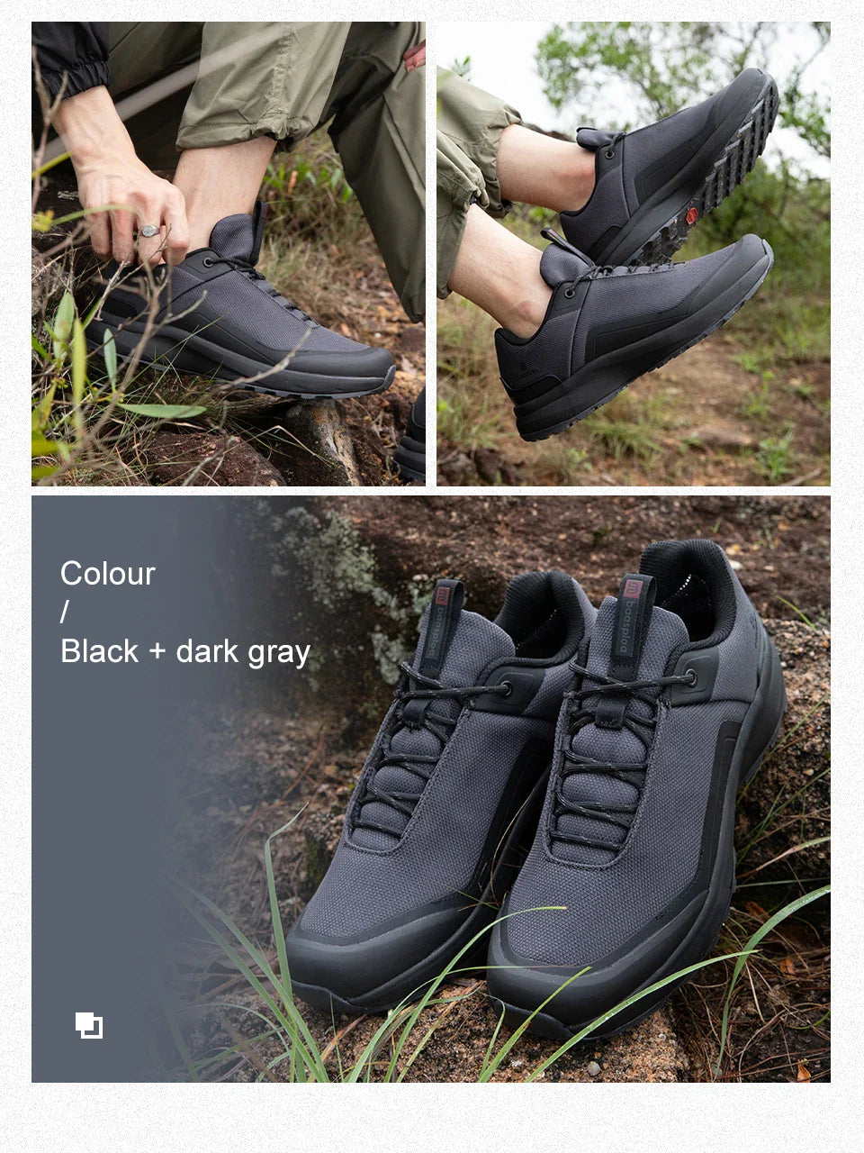 Men Hiking Shoes Classic Business High Quality Male Trekking Climbing Sneakers Non-slip Luxury Designer Outdoor Shoe