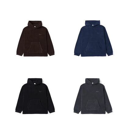 Autumn Winter New Oversize Comfortable Polar Fleece Hoodies Men Warm Logo Embroidery High Quality Sweatshirts
