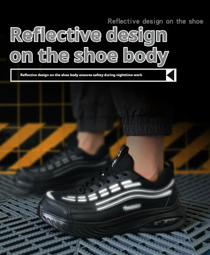 New insulated 10KV anti-smash and anti-puncture labor protection shoes Lightweight and breathable safety protection work shoes