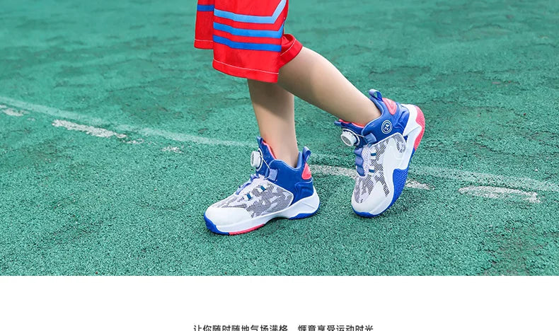 High-Quality Breathable Casual Basketball Shoes for Boys Fashionable Children's Footwear for Comfort And Style