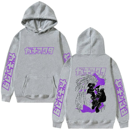 Hoodie Men Women Manga Retro Oversized Hooded Sweatshirt Unisex Fashion Trend Oversized Pullover Hoodies