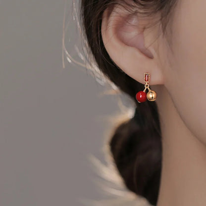 New 925 Sterling Silver Hoop Earrings Pearl Droplet Irregular Vintage Punk For Women Girl Gift Jewelry Dropshipping Wholesale