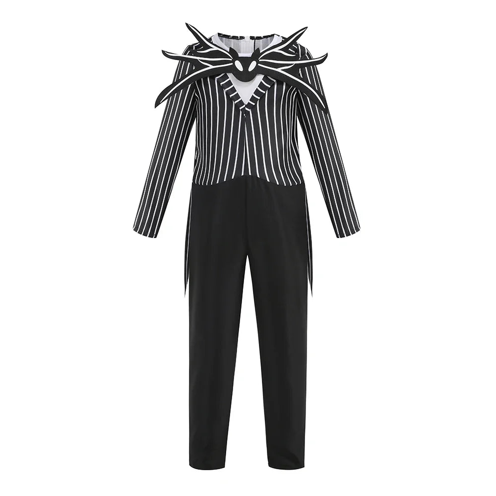 2026 Meninas Horro Antes do Natal Sally Vestido de Cosplay de Halloween Festa Fantasia Infantil Meninos Jack Roupas Góticas