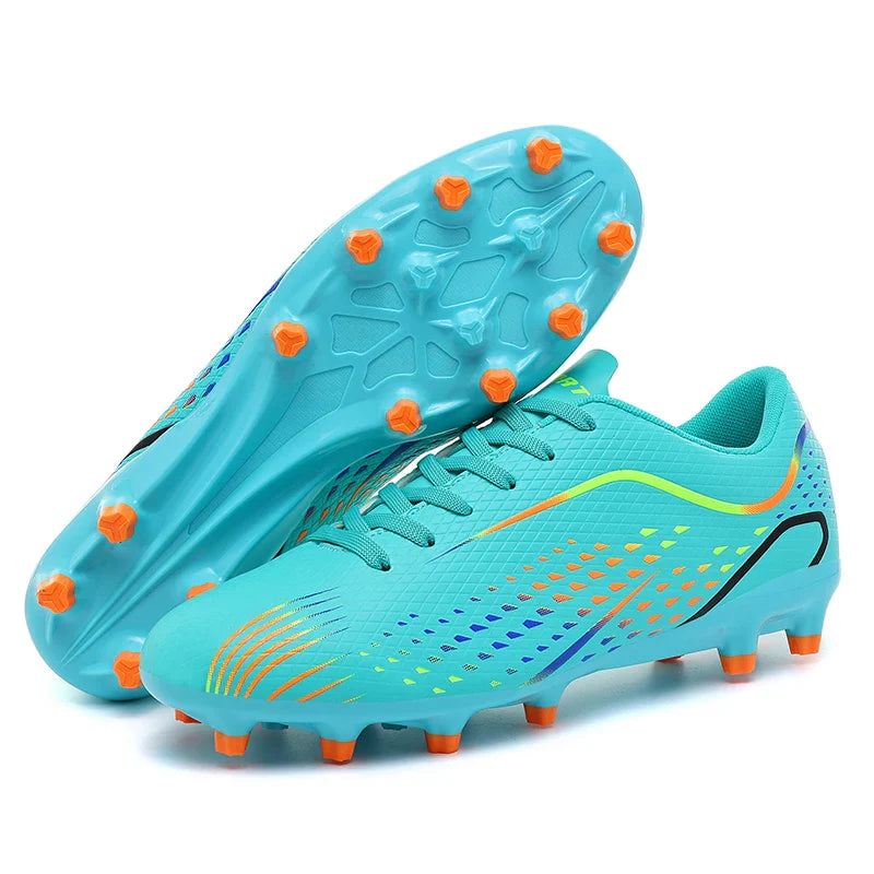 Kids Youth Soccer Shoes Cleats Football Boots Men Non Slip Breathable Lightweight Training Sneakers Boys Children Football Match