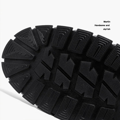 Winter Men Boots Outdoor Leather Ankle Boots Lightweight High Top Casual Boots Designer Male Work Boots Classic Handmade Boots