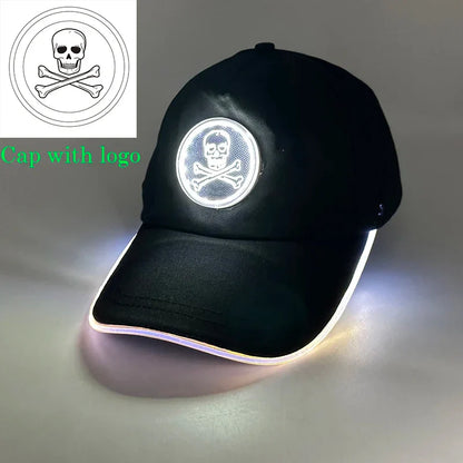 Baseball Caps Night Glow Light Cap Boys Girls Fashion Headwear Costumes Accessory Caps Hats