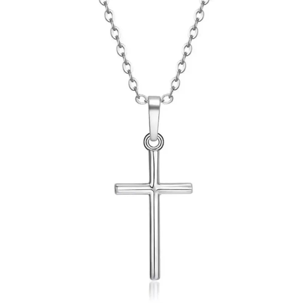 Jewelry Crucifix Charm Vintage Cross Necklace Jesus Rosary Beads Chain Virgin Mary Pendant