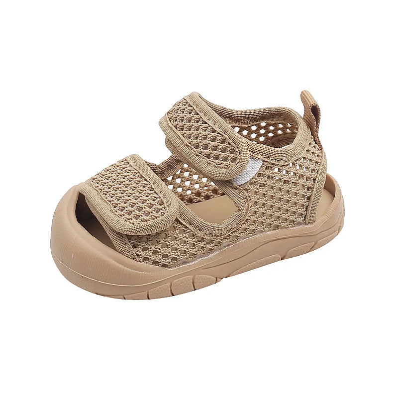 Baby Boy Sandals 2025 Summer Toddler Shoes Baby Girl Soft Flexible Sandals Newborn Infant Outdoor First Walkers