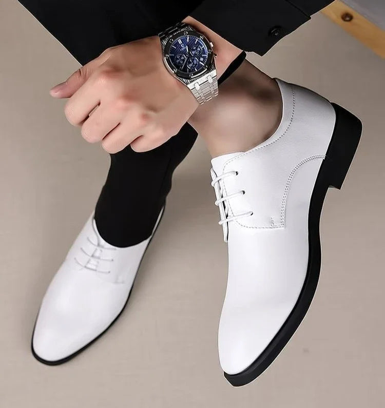 Loafers Shoes Social Shoe Male Plain Low Heel Gentleman Elegant and Classic Black Cheap Clearance Office 39 Men's Formal Shoes