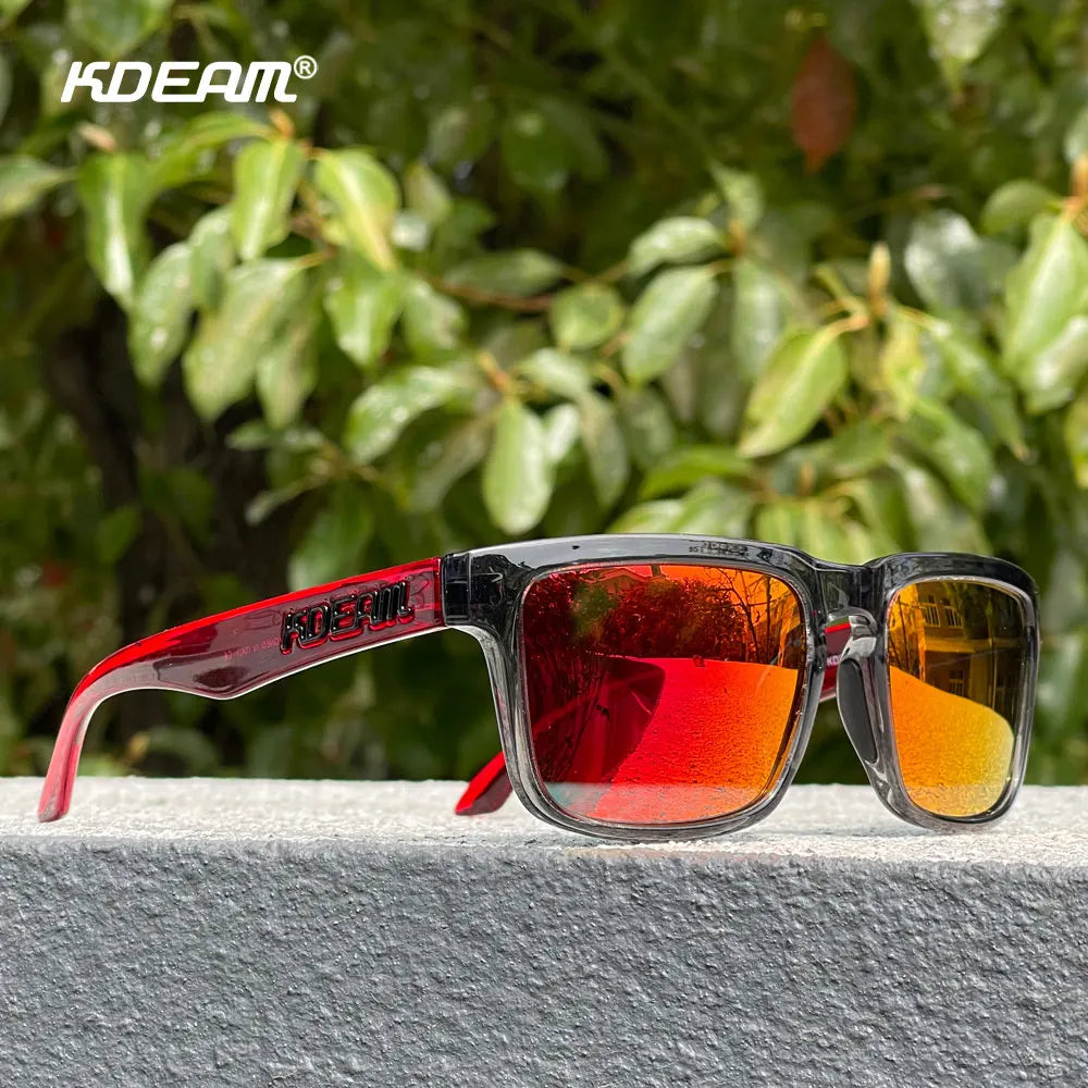 Unisex Square Sunglasses Polarized Coated Lens Suitable For Driving Fishing Sunglasses Anti-Blue Light Computer Eyeglasses
