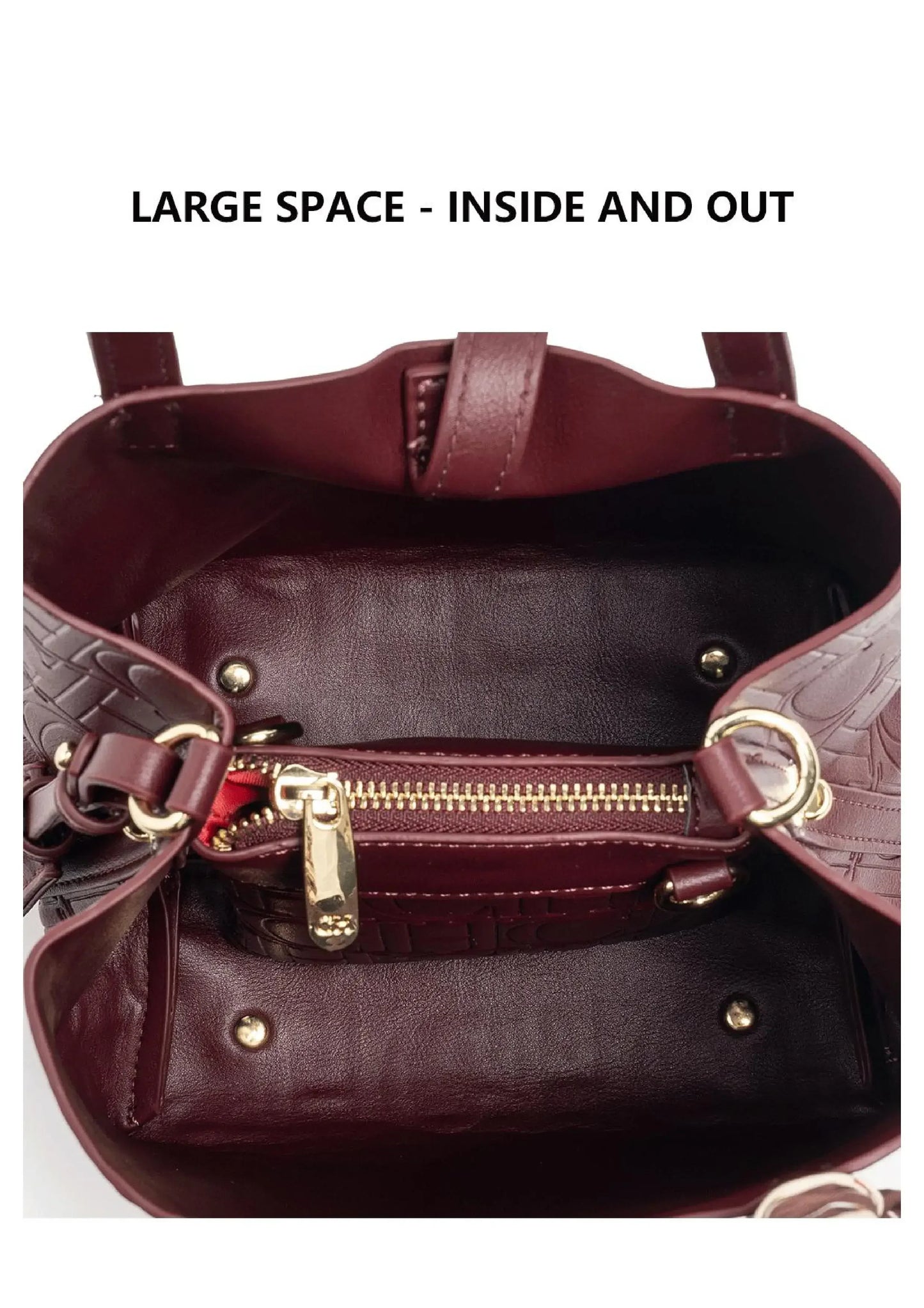 Large Capacity Handbag Luxury Brand Temperament Letter Print with Lock Design 2025 Trendy Women's Crossbody Bag