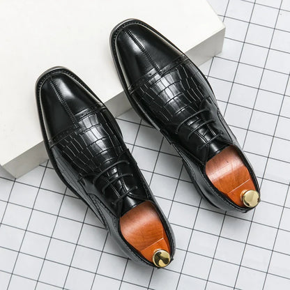 Classic Casual Business Shoes For Men High Quality Social Wedding Formal Leather Shoes Male British Men's Dress Shoes