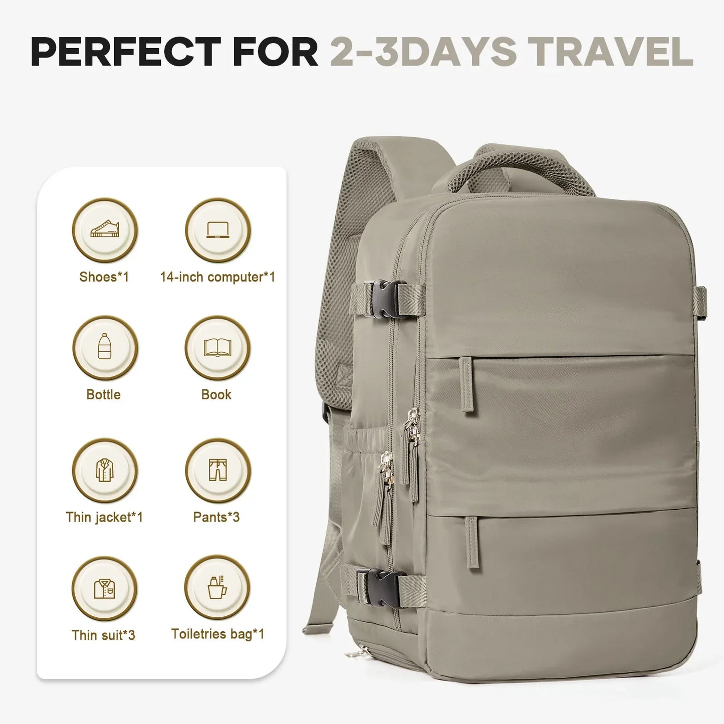 Backpack Travel 40x20x25 Ryanair Fashion Laptop Bag Women Waterproof backpack Cabin Bag Carry ons Notebook Backpack School Bag