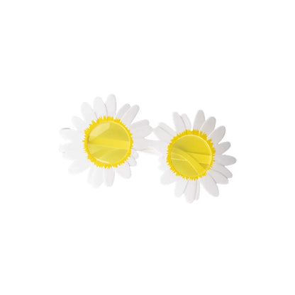Sunglasses Little Daisy Shape Sun Glasses Funny Party Decorative Eyeglasses Plastic Gathering Picnic Photography Props
