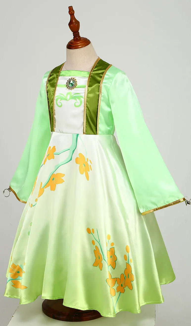 Girls Halloween Clothes Mulan Cosplay Dress Children Performance Costumes Girl Chinese Style Dress Disney Girl Priness Clothes