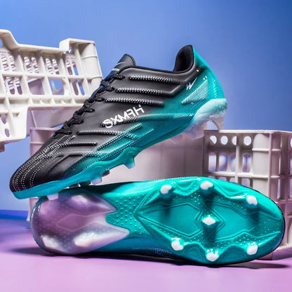 Double Star 2026 New Football Shoes, AG Long Stud for Kids, Primary Students, Teenagers and Adults, Professional Match & Trainin