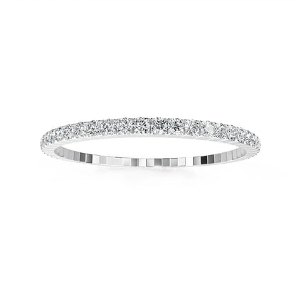Stretch Rope Moissanite Tennis Bracelet for Women Man 2.5/3.mm Brilliant Cut 925 Sterling Silver Hand Chain Party Jewelry Gifts