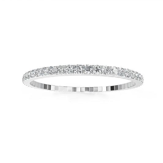 Stretch Rope Moissanite Tennis Bracelet for Women Man 2.5/3.mm Brilliant Cut 925 Sterling Silver Hand Chain Party Jewelry Gifts