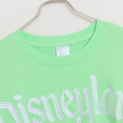 Embroidery Cartoon Print Sweatshirt Women Couple Long Sleeve Pullover Jumper Tops