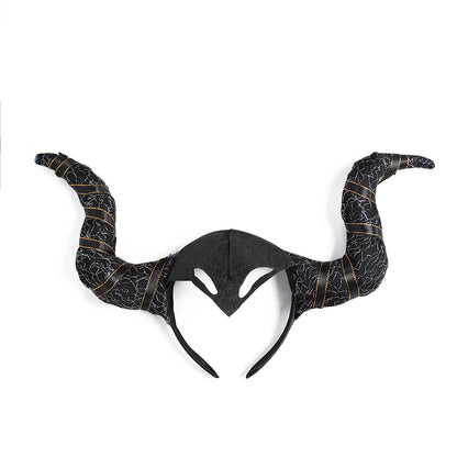 Halloween Maleficent Costume for Girls Evil Queen Dress Up Costumes Witch Devil Black Mesh Princess Dress Cosplay
