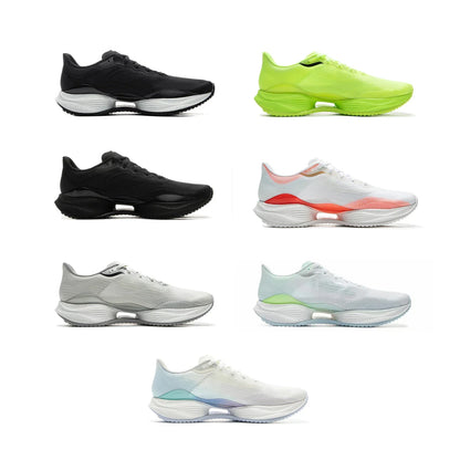 Tênis Masculino Li-Ning SUPER LIGHT 22 Leve para Corrida Amortecimento TEMPO BOUNCE BOOM FIBER LiNing Tênis Antiderrapante Vestível ARBV001