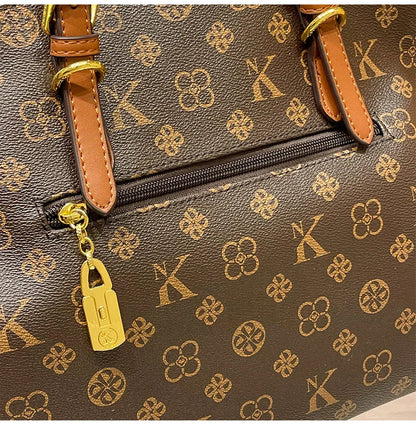 Ladies' light luxury handbag 2025 new high-end designer fashion retro handbag shoulder bag large capacity crossbody bag tote bag