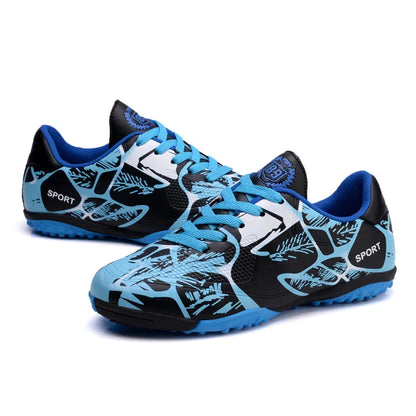 Children Soccer Shoes Sports Society Field Boy Football Shoes Futsal Fast Indoor Sneaker Original Ankle Cleats Football Boots