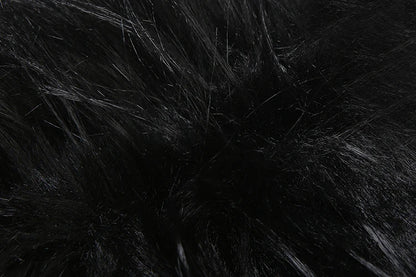 Hottie Sexy Furry Halter Top Women Fur Collar Backless Lace-Up Coquette Dark Punk Style Music Festival Clubwear Vests