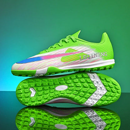 New Men Football Boots Outdoor Non Slip Match Boys Breathable Soccer Shoes Sport Adult Cleats Training Long Spikes Comfortable