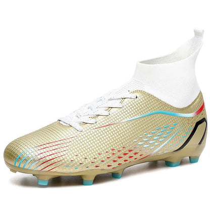 New 33-46 Large Football Boots Children Youth High Quality Football Shoes Outdoor Training Professional Competition Footwear