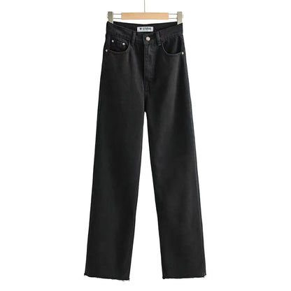 Women's High Waist Jeans Vintage Inspired Daily Uniform