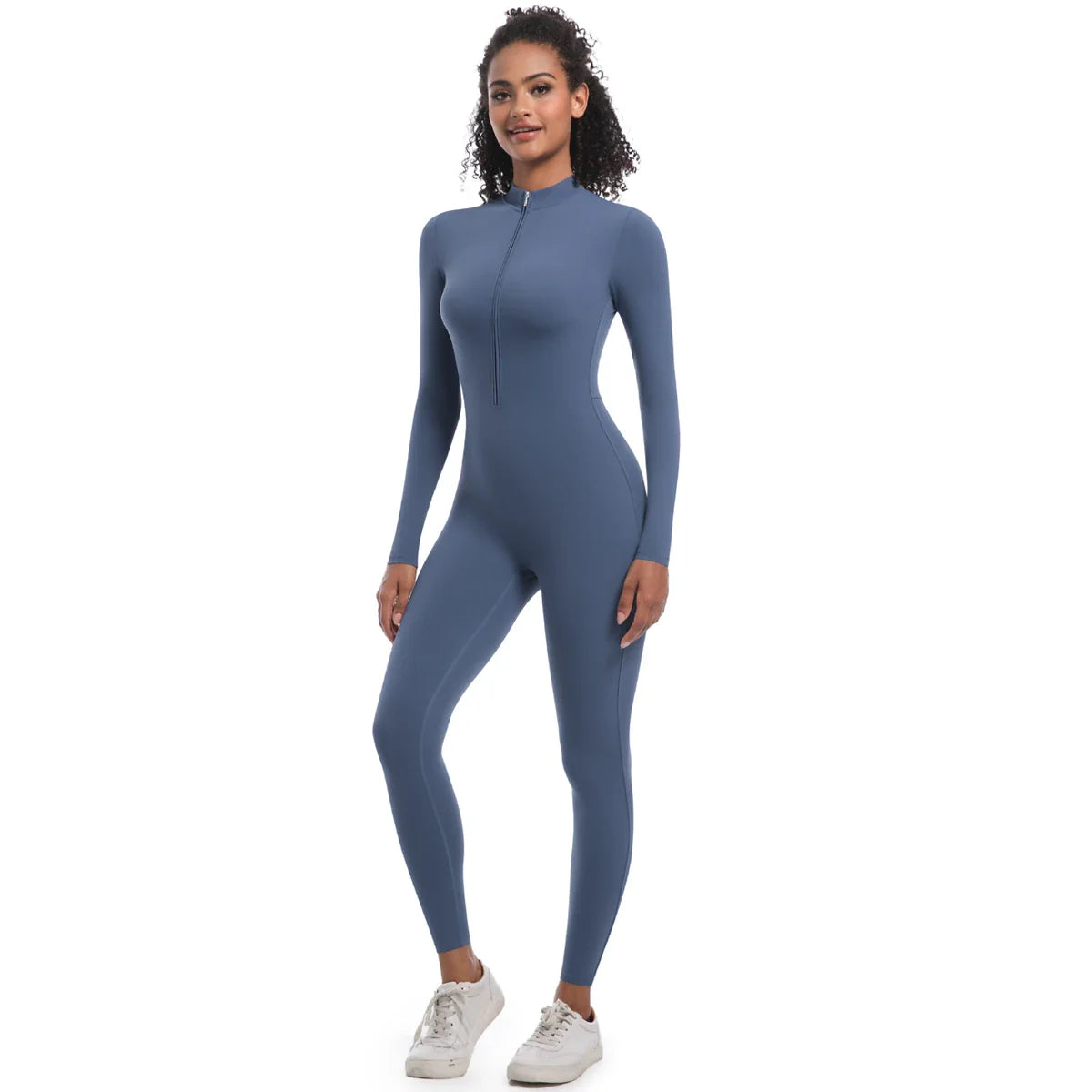 Women's Jumpsuit Women's Sports Shapewear Seamless Slim Fit Long Sleeve Sports Bodysuit  Fitness Sports Bodysuit Yoga Suit