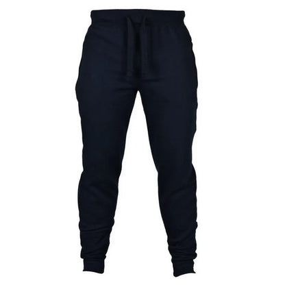 Autumn and winter Men Warm Casual Pants Fitness Sportswear Tracksuit Bottoms    Trousers Black Gyms Jogger Pants
