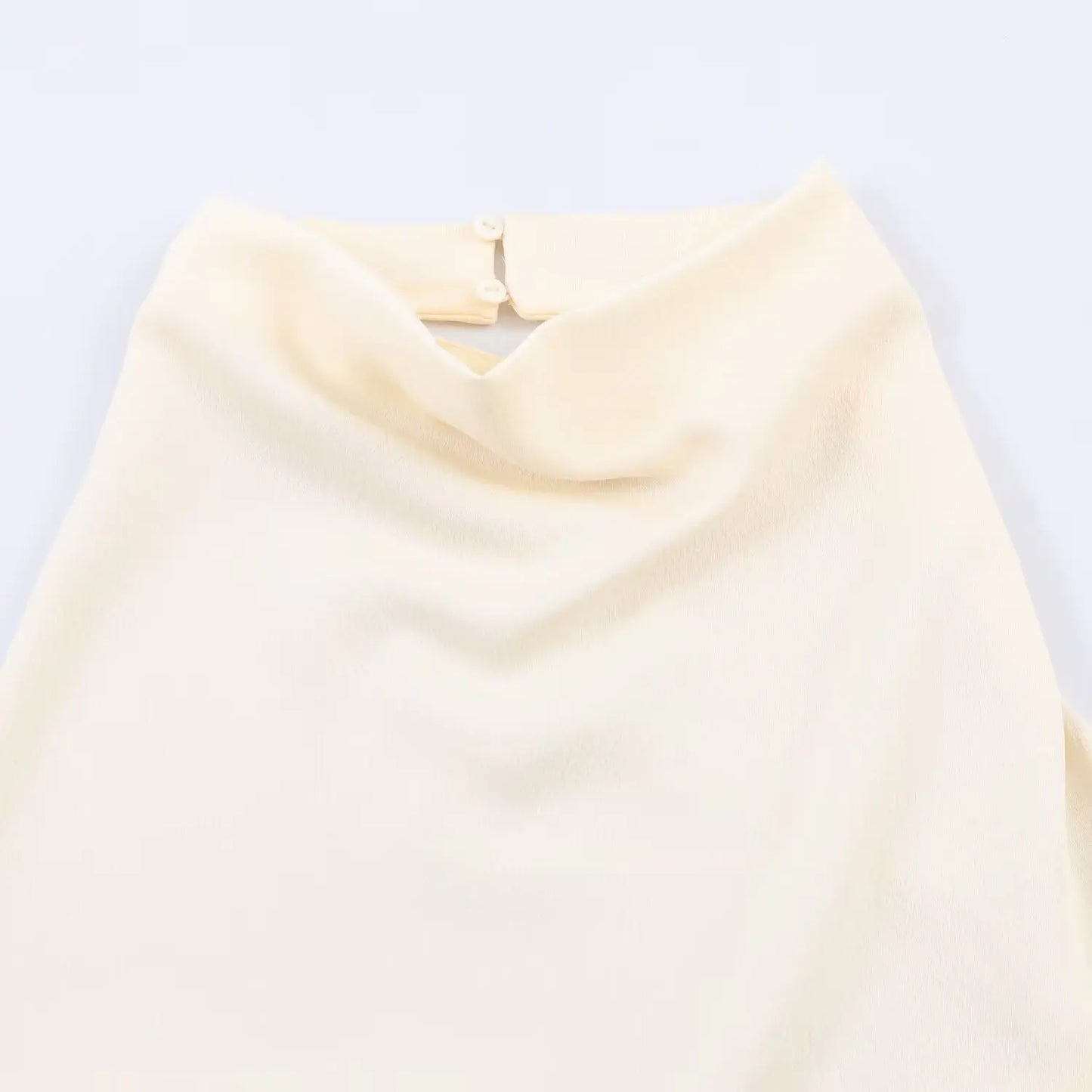 Chic Sexy Women Backless Asymmetric Neck-mounted White Tops Modern Fashion 2026 Spring Valentine's Day Night Party Vest