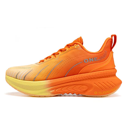 Cushioning Running Shoes For Men Suitable Heavy Runners Lace Up Sports Women Non-slip Outdoor Athletic Male Sneakers