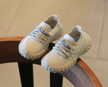 Sport Running Soft Casual Breathable Spring Autumn Baby Boys Girls Bottom Non-Slip Kids Sneakers Children Shoes