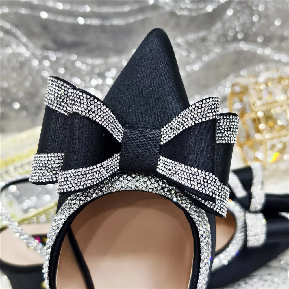 Fashionable And Elegant Nigerian Wedding Banquet High Heels Anti Slip Women's Sandals Plus Size Nigerian Party Shoes