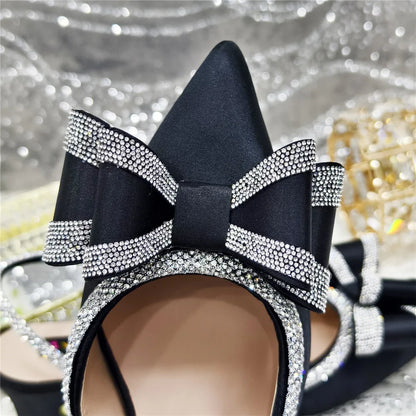 Fashionable And Elegant Nigerian Wedding Banquet High Heels Anti Slip Women's Sandals Plus Size Nigerian Party Shoes
