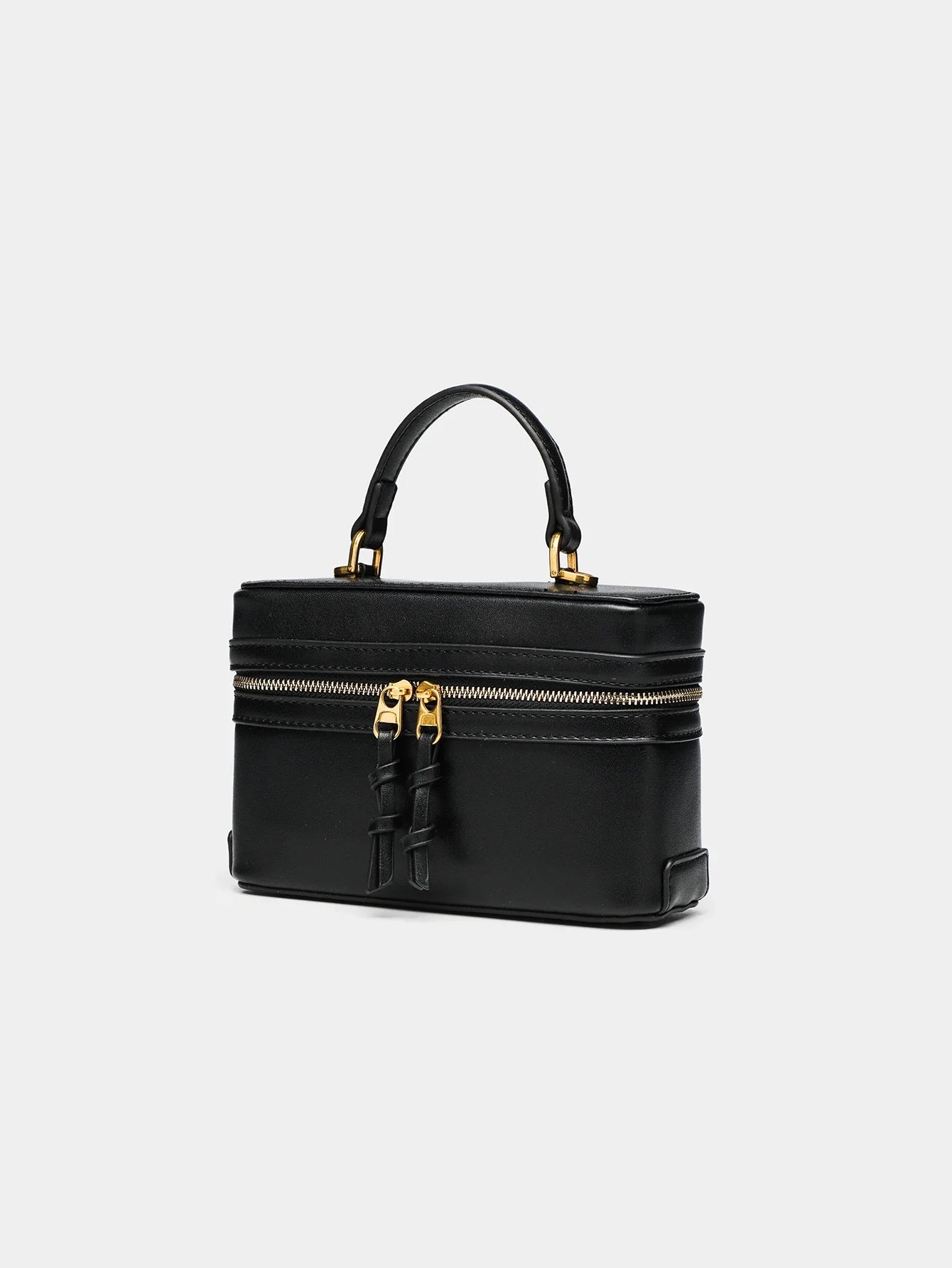 Fashionable versatile box bag brown one shoulder trendy hand-held hard fashionable small square bag