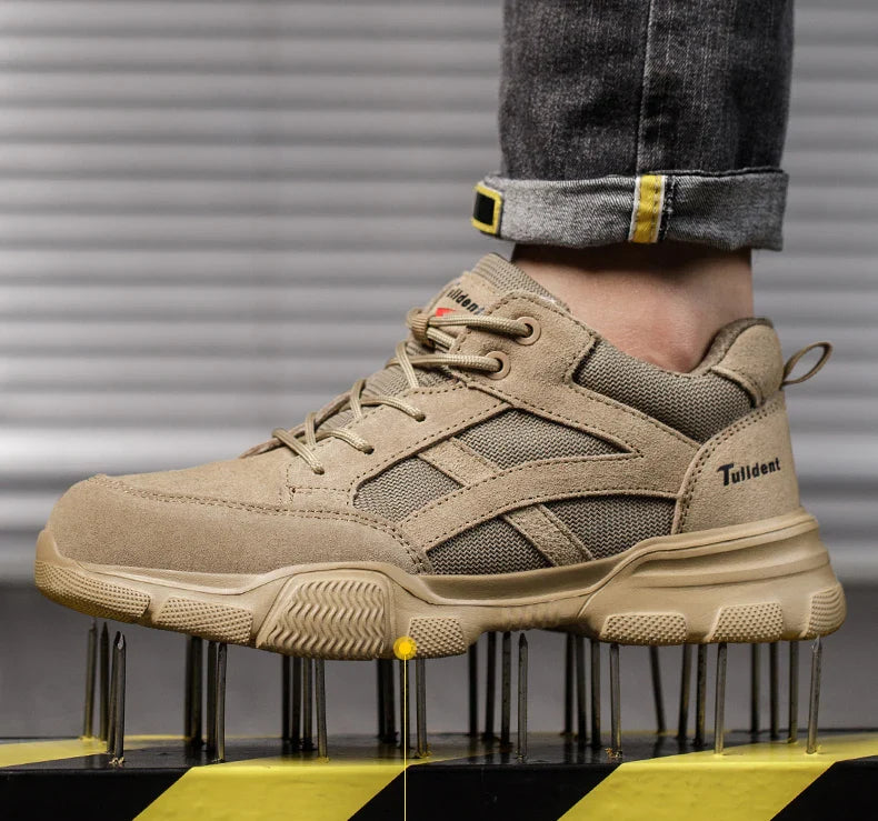 Insulation 10KV Safety Shoes Men Anti-smash Breathable Electrician Welding Work Boots  Puncture-Proof Male Footwear
