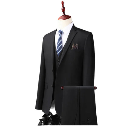 Suits Men's Fashionable Formal Tailored Solid-color Dance Singer Trend Host Casual Wedding Banquet Dress Star Performance Suit