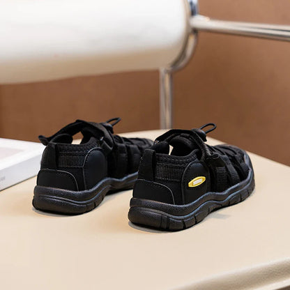 Boys Girls Casual Toes Capped Shoes Soft Sole Kids Sport Sandals Non-slip Children Summer Beach Shoes Classic Pull Rope 2025 New