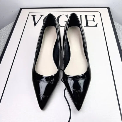 comfortable and versatile design, luxurious and light, high-end fashion, matching with small skirt, ladies' single shoes