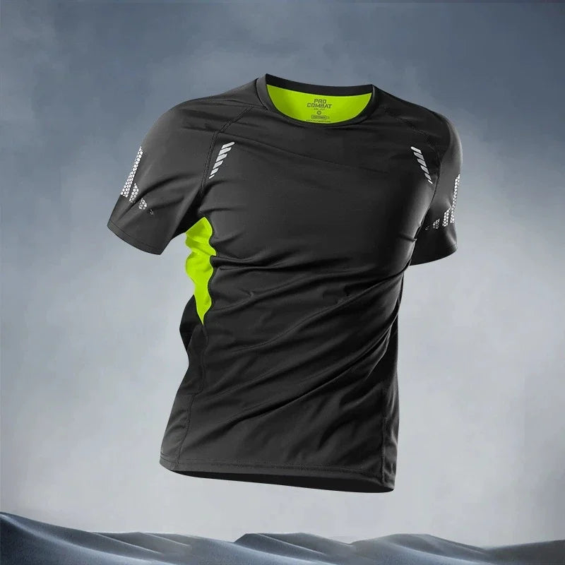Running men's sports suit marathon professional short sleeved shorts quick drying tight fitting equipment